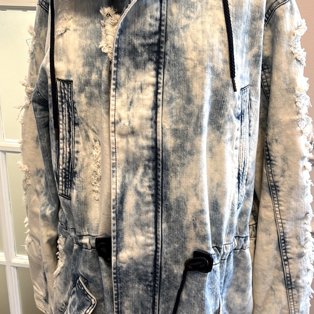 Smoke Rise distressed denim jacket - Picture 11 of 12